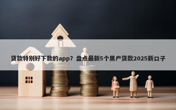 贷款特别好下款的app？盘点最新5个黑户贷款2025新口子
