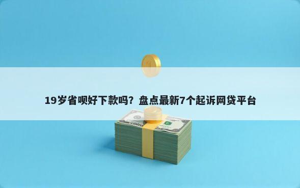 19岁省呗好下款吗？盘点最新7个起诉网贷平台