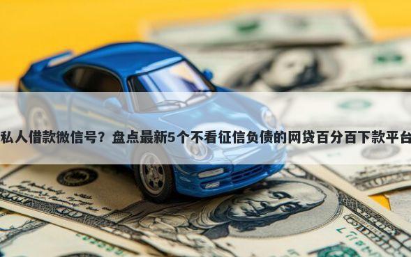 私人借款微信号？盘点最新5个不看征信负债的网贷百分百下款平台