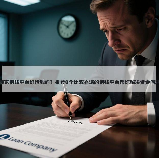 哪家借钱平台好借钱的？推荐8个比较靠谱的借钱平台帮你解决资金问题