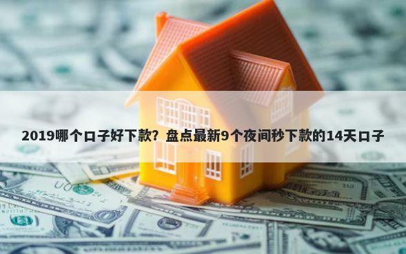 2019哪个口子好下款？盘点最新9个夜间秒下款的14天口子
