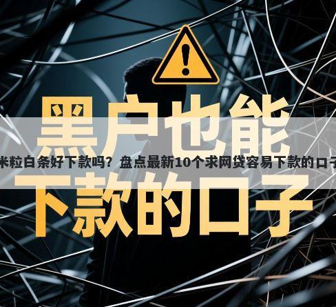 米粒白条好下款吗？盘点最新10个求网贷容易下款的口子