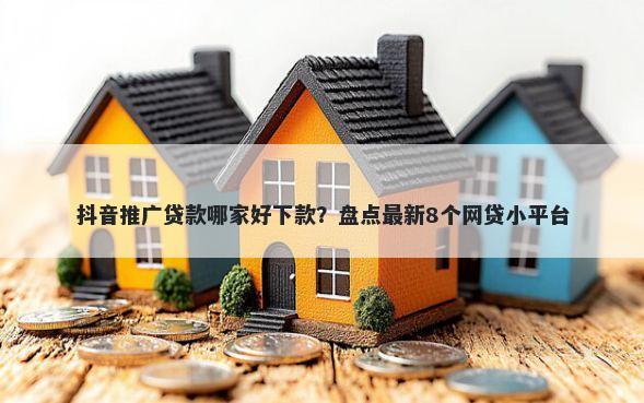 抖音推广贷款哪家好下款？盘点最新8个网贷小平台