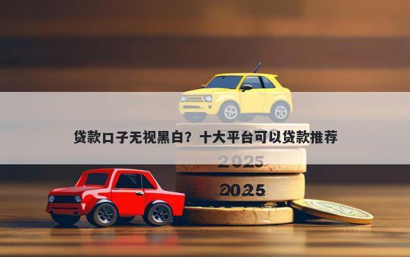 贷款口子无视黑白？十大平台可以贷款推荐