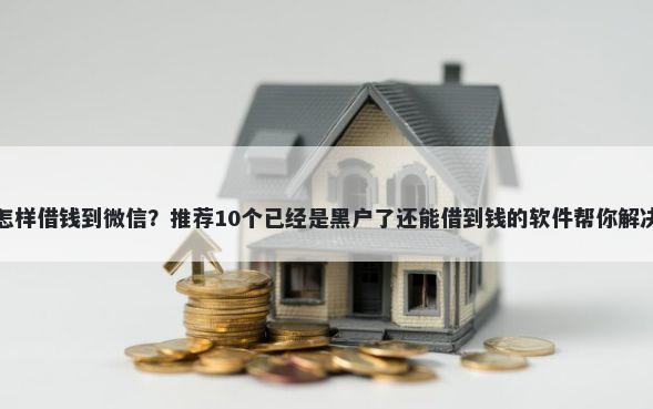 网上平台怎样借钱到微信？推荐10个已经是黑户了还能借到钱的软件帮你解决资金问题