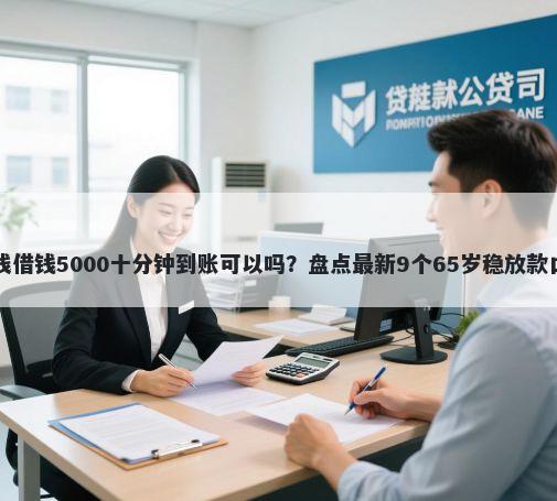 在线借钱5000十分钟到账可以吗？盘点最新9个65岁稳放款口子